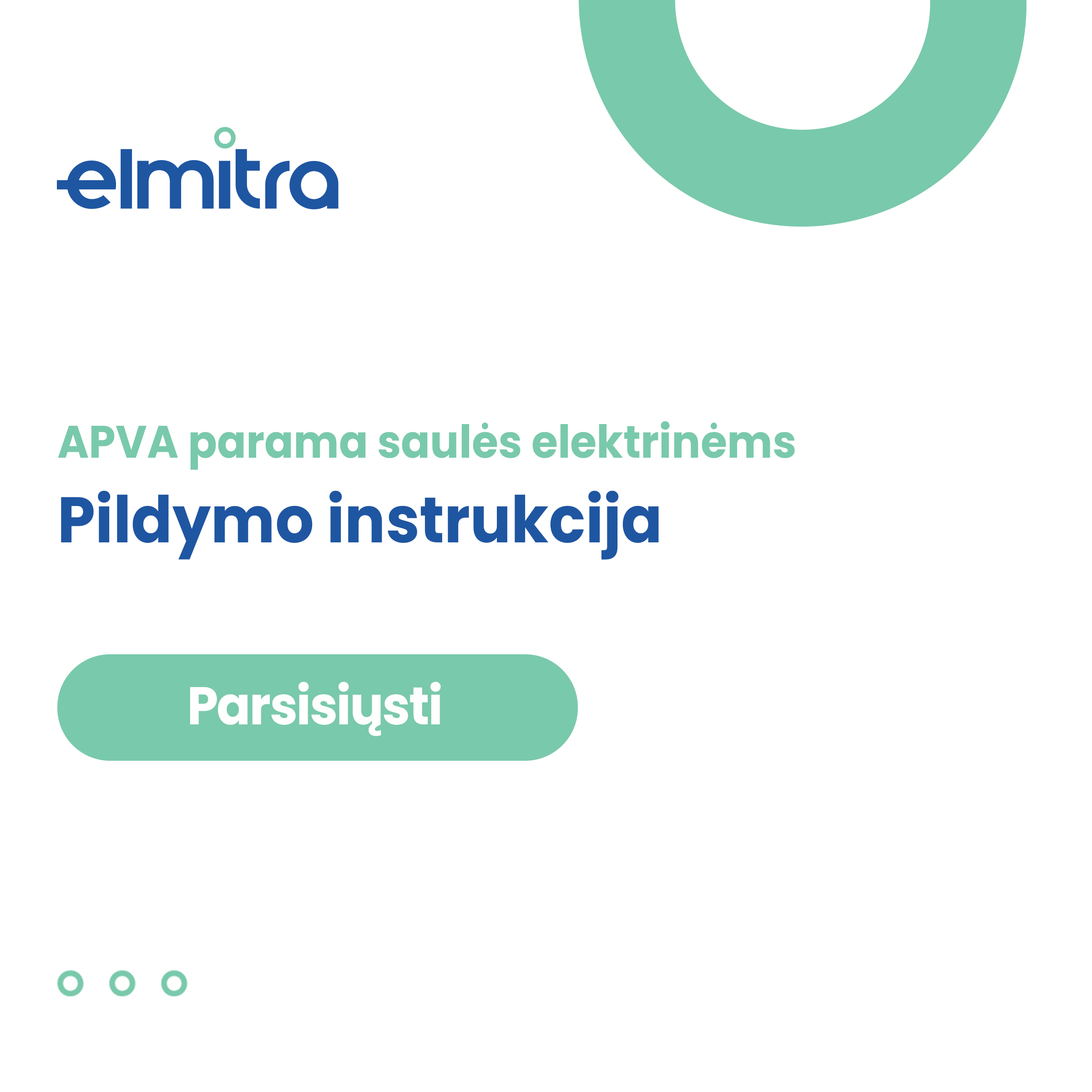 APVA paramos pildymo instrukcija